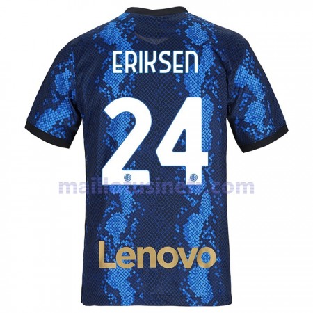 Maillot de Foot Inter Milan Christian Eriksen 24 Domicile 2021-22